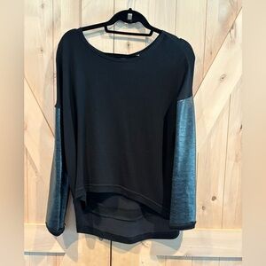 Faux Leather Sleeve Top by Generation Love 🖤